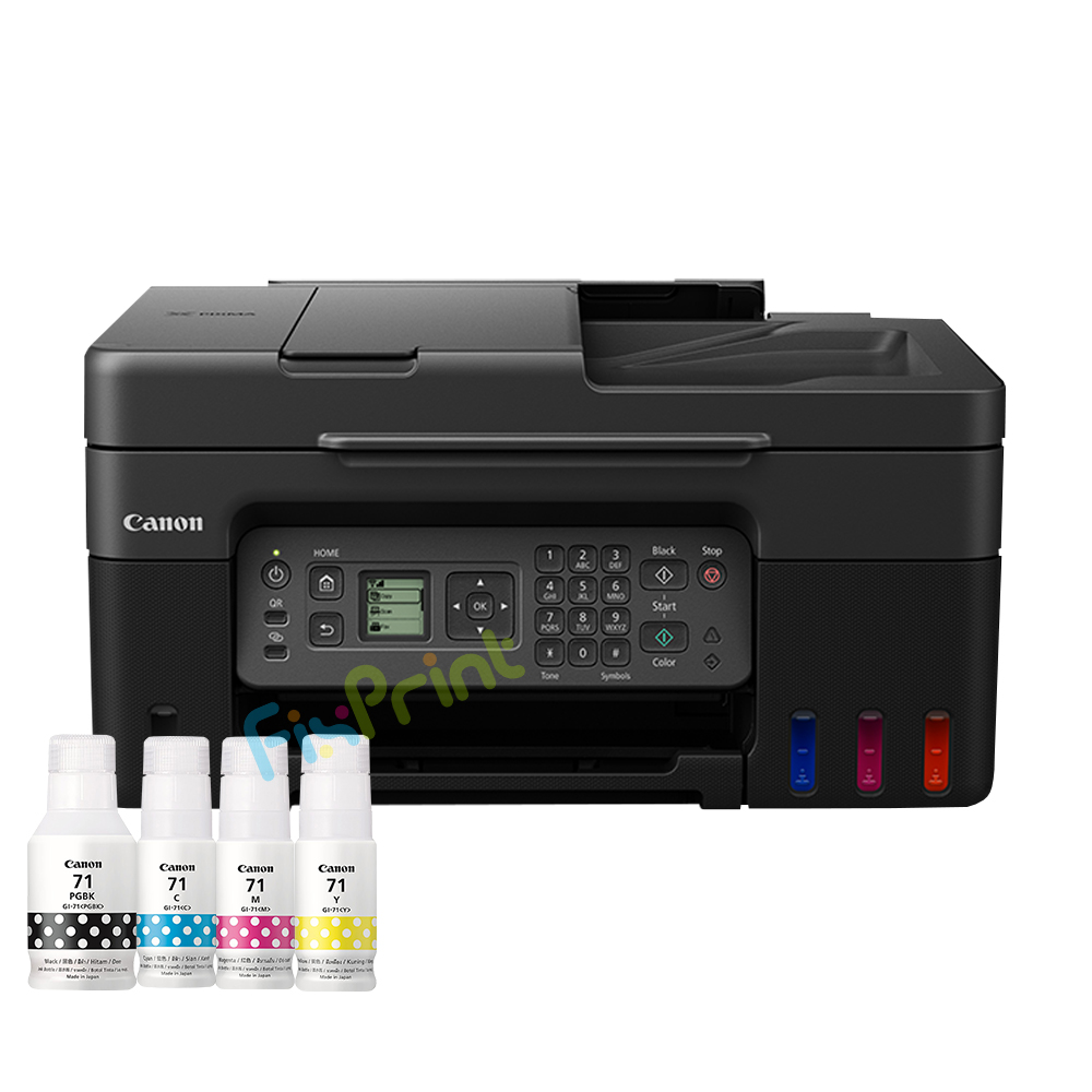 BUNDLING Printer Canon PIXMA InkTank Efficient G4770 (All In One - Wifi - Fax - Lan) New, Printer Canon InkTank G4770 New Plus Tinta Original