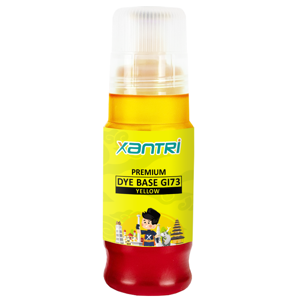 Tinta Xantri GI73 GI73Y GI 73 Yellow 70ml, Refill Printer Can Pixma G570 G670 InkTank