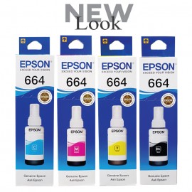 Tinta Refill Epson Original Ori 664 t6642 Cyan 70ml, , Printer L110 L120 L210 L220 L300 L310 L350 L355 L360 L365 L380 L405 L455 L485 L550 L555 L565 L100 L200